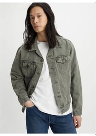 Resim Levi's Erkek Denim Trucker Gri Kot Ceket 72334-0695 001 