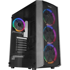Resim Rampage Blaze Mesh Temperli Camlı Siyah 4- 12cm Argb Fan M-atx Mid-t Gaming Oyuncu Kasası Psu Yok 