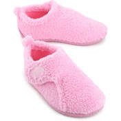 Resim Gezer Kışlık Kız Çocuk Peluşlu Rahat Taban Cırt Cırtlı Ayarlanabilir Ev Okul Kreş Panduf Ayakkabı 