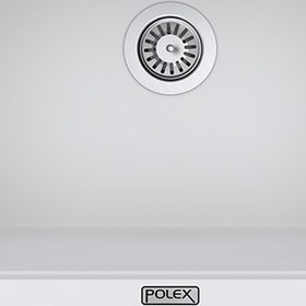 Resim Polex P-08 Damlalıksız Beyaz Eviye 