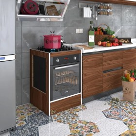 Resim Kenzlife ankastre modülü kabini mangan3 cvz fırın ocak dolabı 