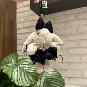 Resim Silver1 Sevimli Renkli Ip Peluş Ayı Kolye El Yapımı Oyuncaklar Küçük Bebek Çanta Çekicilik Sevimli Bebek Cep Telefonu Çekicilik (Yurt Dışından) 