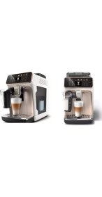 Resim Philips 5500 Seri Sütlü Köpüklü Mükemmel 20 Farklı Kahve Çeşidi Renkli Dokunmatik Ekran Silentbrew Teknolojisi ile %40 Daha Sessiz Tam Otomatik Kahve Makinesi+Kahve ve Lambader Hediye 