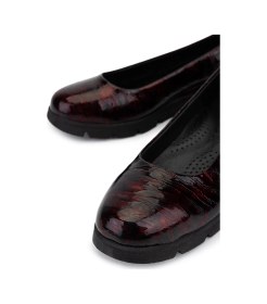 Resim Tamer Tanca Kadın Hakiki Deri Bordo Comfort Ayakkabı 1065 25201 Bn Ayk Sk25-26 Bordo Bsk Bordo 