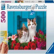 Resim Ravensburger 500 Parça Puzzle Kedicikler 169931 