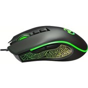 Resim Lumaworld Siyah Hxsj Kablolu Usb Optik 7 Düğmeli Renkli Arkadan Aydınlatmalı Ev Ofis Oyun Mouse - 