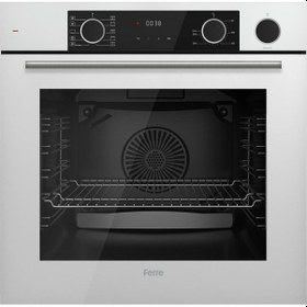 Resim Ferre Fryart Lumino Vitroseramik XE64CB - MS261 - D064-SA Elektrikli Beyaz Ankastre Set 