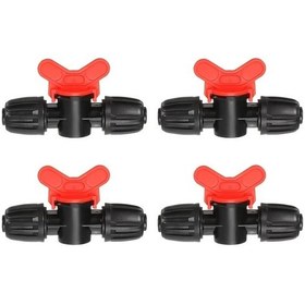 Resim Fochsia 4 Adet Damla Sulama Vana Aksesuarları 1/2 Bahçe Çim Sulama Sistemi İçin Dayanıklı 