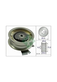 Resim Triger Rulmanı Golf4/5-bora-jetta-a3-toledo-leon 1.6 Benzin Alz-bfq-bse-bgu-akl 