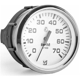 Resim Uflex F08 Devir Göstergesi 0-7000 Rpm Beyaz 
