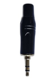 Resim 3.5 Mm Stereo Çivi Jak Lehim Tipi Fiş Kulaklık Aux Bilgisayar Ses Kablosu Giriş Tamir Jakı 5 Adet Siyah 