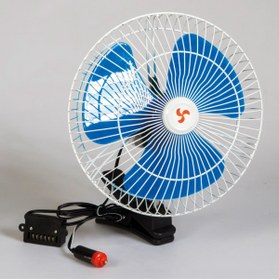 Resim HasbeeParts Araç Içi Vantilatör Mavi Mandallı 24v 10 Inç tüm modeller uyumlu 