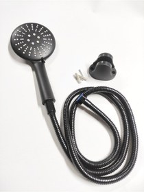 Resim Fonksiyonlu Lüks Siyahbeyaz Banyo Duş Başlığı Seti Arv0029 Diğer 