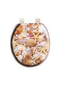 Resim Softy Classic Desenli Yumuşak Klozet Kapağı Beyaz 8691580104091 