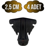 Resim Kelebek Metal Ayak Çeyiz Ve Hediye Kutusu Mobilya Ayağı 2,5cm Bronz 4 Adet Bronz 