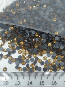 Resim CRYSTALSHOP Dmc Hotfix Ütü Ile Yapışan Taş Ss16 Gold Renk (1440 ADET ~ 50 GRAM) 