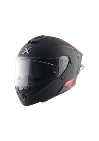 Resim Axor Brutale Sc Dual Spoiler Motosiklet Kaskı Siyah Mat 