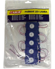 Resim Carub Parmak Lamba Tek Lens 12V Mavi 10'Lu BR 040 99 44 