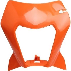 Resim Chuangyinshop Orange Profesmotor Enduro Motor Motosiklet Far Plastik Maske Exc Sıx Days 690 R 2012-2021 Smc R Pp Malzeme 
