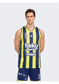 Resim Basket Erkek Çubuklu Forma 25/26 Sarı-lacıvert 