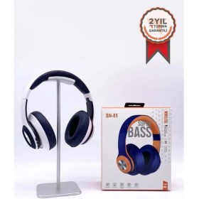 Resim Torima Sn-85 Kablosuz Kulaklık Bluetooth 5.1 Silverblue 