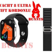 Resim Bunnys Akıllı Saat Wacht 8 Ultra Reeder P13 Blue Max Uyumlu KORDON HEDİYELİ Konuşma Özellikli 