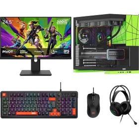 Resim Dragos DRX8145 R5-7500F 16 GB 512 GB NVMe 8 GB RTX5060 24.5" Free Dos Masaüstü Oyuncu Bilgisayarı 