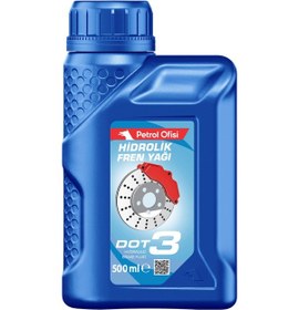 Resim Petrol Ofisi Hidrolik Fren Yağı Dot 3 0.5 Lt 