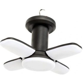 Resim Powermaster Mx-z04 150 Watt 4 Kanatlı Usb Şarjlı 1800 Mah Kamp Çadır Lambası 