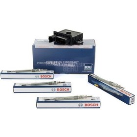 Resim Bmw E60 Kasa 520d N47 Motor Buji Kızdırma Röle Beyni Ve Buji Takımı Beru Marka 12218591723-12230035934 