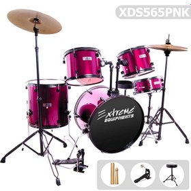 Resim Extreme XDS565PNK Pembe Bateri Seti | Özel Renk Çocuklar ve Gençler İçin 