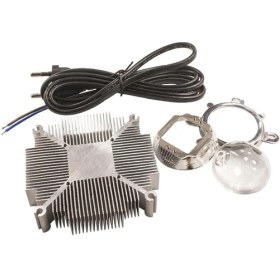Resim Motorobit 50W Cob LED Alüminyum Soğutucu + 90 Derece Lens + Kablo Seti 