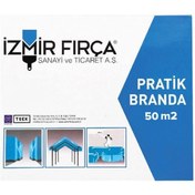 Resim İzmir Fırça 50 m² Kalın Pratik Poşetli Branda (İZ-010369) 