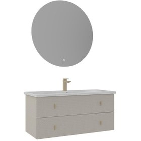 Resim Orka Milazzo 100 Cm Callisto Banyo Dolabı Takımı Beyaz 