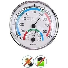 Resim Lidyahan Store Lua Analog Termometre- Nem Ölçer Oda Sıcaklık Ölçer 