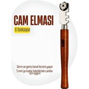 Resim Modacar Elmas Cam Kesici - Kalem Tipi Cam Kesici Cam Kesme Elması Çok Renkli 