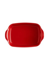 Resim Emile Henry Fırın Kabı Dikdörtgen 22 x 14 cm Kırmızı/Burgundy Kırmızı 