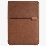 Resim Nillkin 14" Laptop MousePad Fonksiyonlu Deri Kollu Koruyucu Kılıf Kahverengi 
