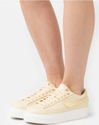 Resim Nike Blazer Low Platform Canvas Kadın Sarı Spor Ayakkabı stilim spor 