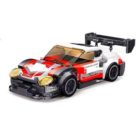 Resim Teknik Porsche 911 Lego Araba Porsche Lego Araba Yapı Blok Oyuncak Araba - 250+ Parça 