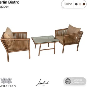 Resim Berlin Bistro Oturma Takımı - Küf 