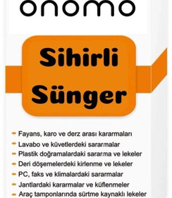 Resim Mena Rise trendyzone Sihirli Sünger, Çok Amaçlı Temizlik Süngeri,, Lavabo, Plastik ve Deri Yüzeyler İçin 3 Ade 