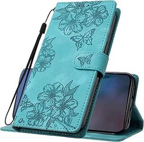 Resim IMEIKONST Huawei P30 Pro Kapaklı Kılıf ile Uyumlu, Premium Deri Zarif Telefon Kılıfı, Kart Tutuculu Dizüstü Bilgisayar Cüzdanı, Manyetik Kapatma Darbeye Dayanıklı Kılıf, Huawei P30 Pro için. Yeşil 