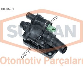 Resim Ford Focus (2008-2011) Termostat Gövdesi Komple 1.6 Tdci Euro 4 (Supsan) 