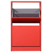 Resim Flat Duo 2 Katlı Ayakkabılık Dolabı - Kırmızı 