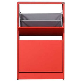 Resim Flat Duo 2 Katlı Ayakkabılık Dolabı - Kırmızı 