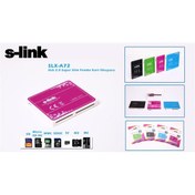 Resim S-link SLX-A72 Usb 2.0 Çoklu Slim Kırmızı Kart Okuyucu 