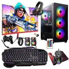Resim Turbox Tx5282 i5 9400F 23.6" 32 GB RAM 1 TB SSD 8 GB RX580 165Hz Curved FreeDOS Masaüstü Oyun Bilgisayarı 