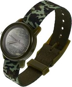 Resim PartyKindom 1pc Tek Su Geçirmez Erkek Kızsaat Camouflage Tasarımlı Çizgi Film Tarzı Saat Dayanıklı Ve Şık Özel Günlerde 