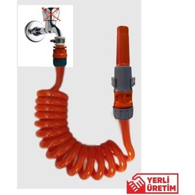 Resim Plasyay Spiral Balkon Veranda Yıkama Ayarlı Lans Başlık Seti 